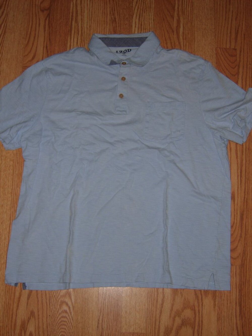 IZOD Light Blue Polo Shirt XXL